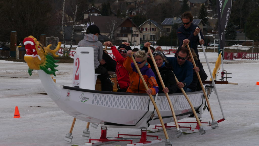 entrainement snow dragon boat